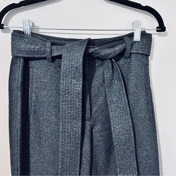 Aritzia Wilfred Jallade Wool Cashmere Iconic Trouser Grey Tweed Size 4 - Picture 8 of 11